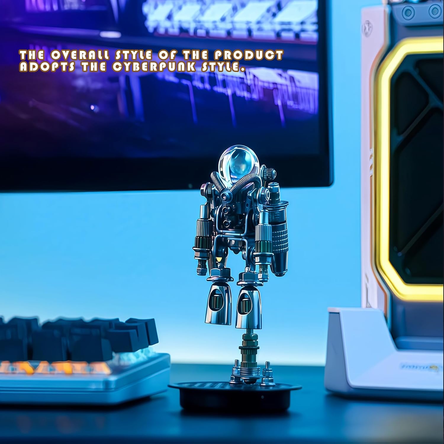 3D Puzzles for Adults,Space Astronaut Building Set, 3D Metal Astronaut Puzzle DIY Assembly Crafts Desktop Decoration, 154+PCS Cool Collectible Gift for Adults