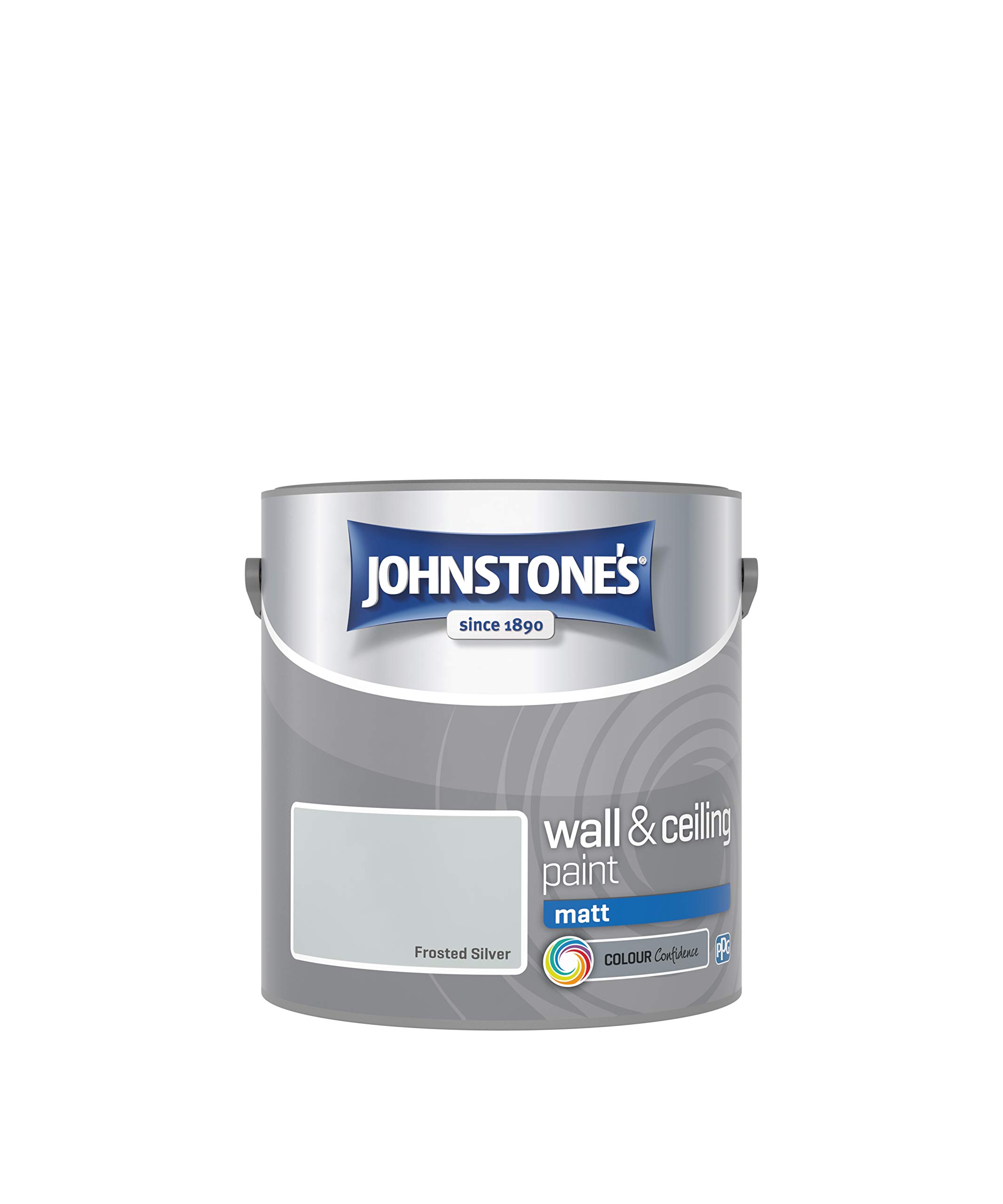 Johnstones Paint Matt Frosted Silver 2.5L N 5010426779362
