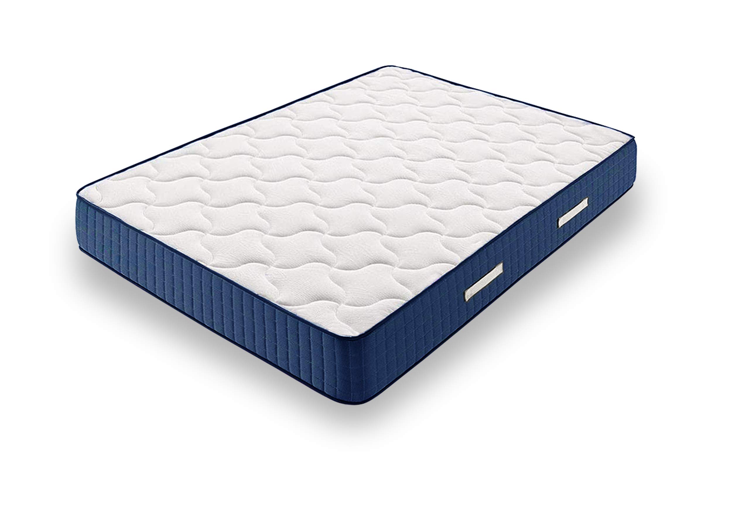 Hogar24 Es Cama Completa-Colchón Viscoelástico Viscorelax + Canape Abatible de Madera Color Roble Cambrian + Almohada de Fibra, 135x190 cm, 135x190