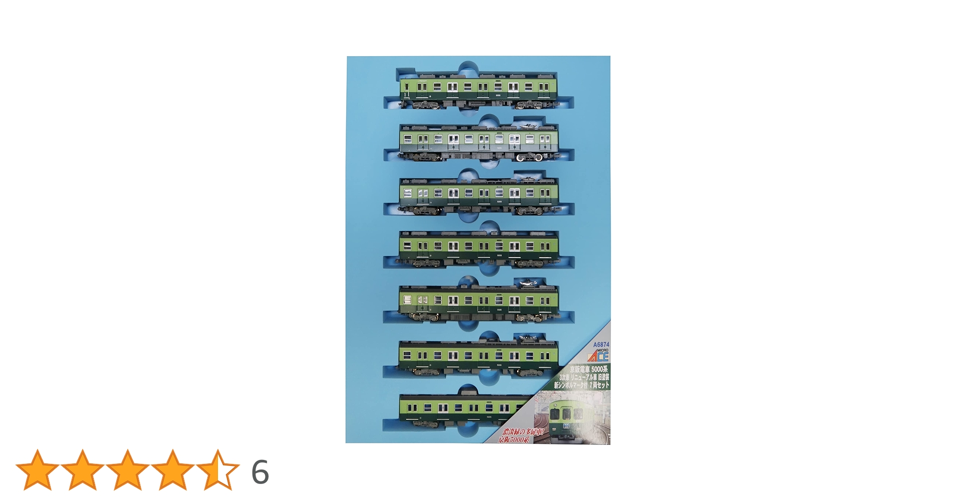 マイクロエース　京阪電車　5000系　3次車　リニューアル車　旧塗装　7両セット Nゲージ】京阪5000系3次車・リニューアル車 新塗装 7両セット