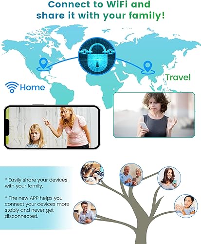 Miniatura 6 de KINGDANS Cargador inalámbrico de cámara oculta de 10 W y 32 GB, cámara espía de 1080 P, cámara oculta para seguridad del hogar, cámara de niñera