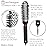 Cricket Technique Thermal Hair Brush 330 1.25 for Curling, and Styling - Heat-Retaining Barrel with Anti-Static Tourmaline Bristles, Round Thermal Brush, Ideal for All Hair Types