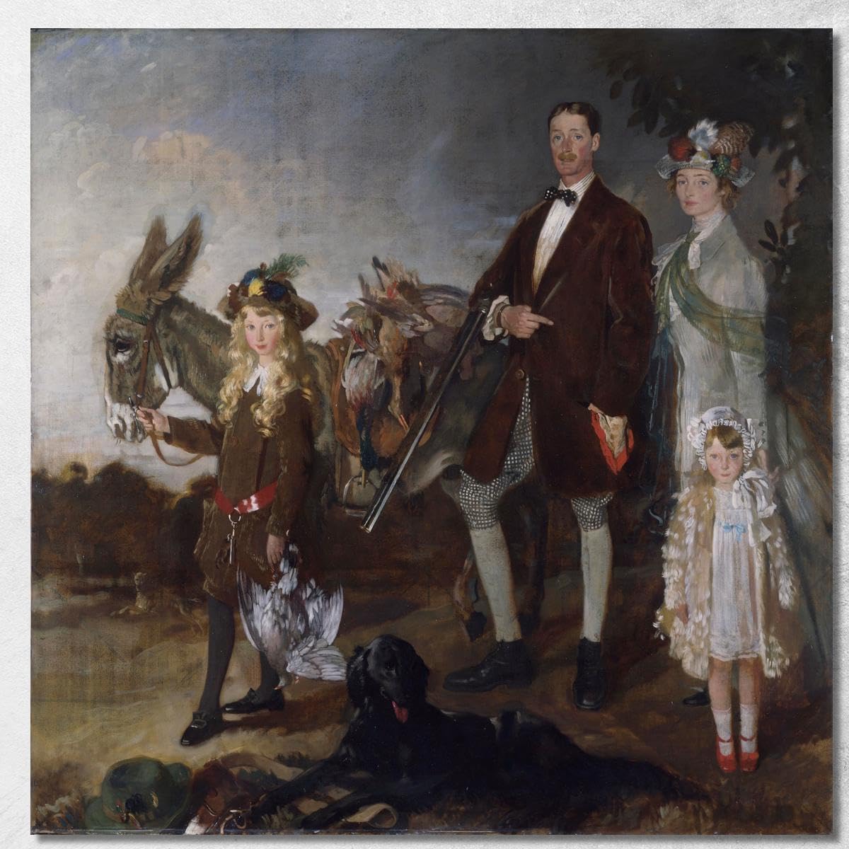 Tableau imprimé sur toile d'art William Orpen 70 cm