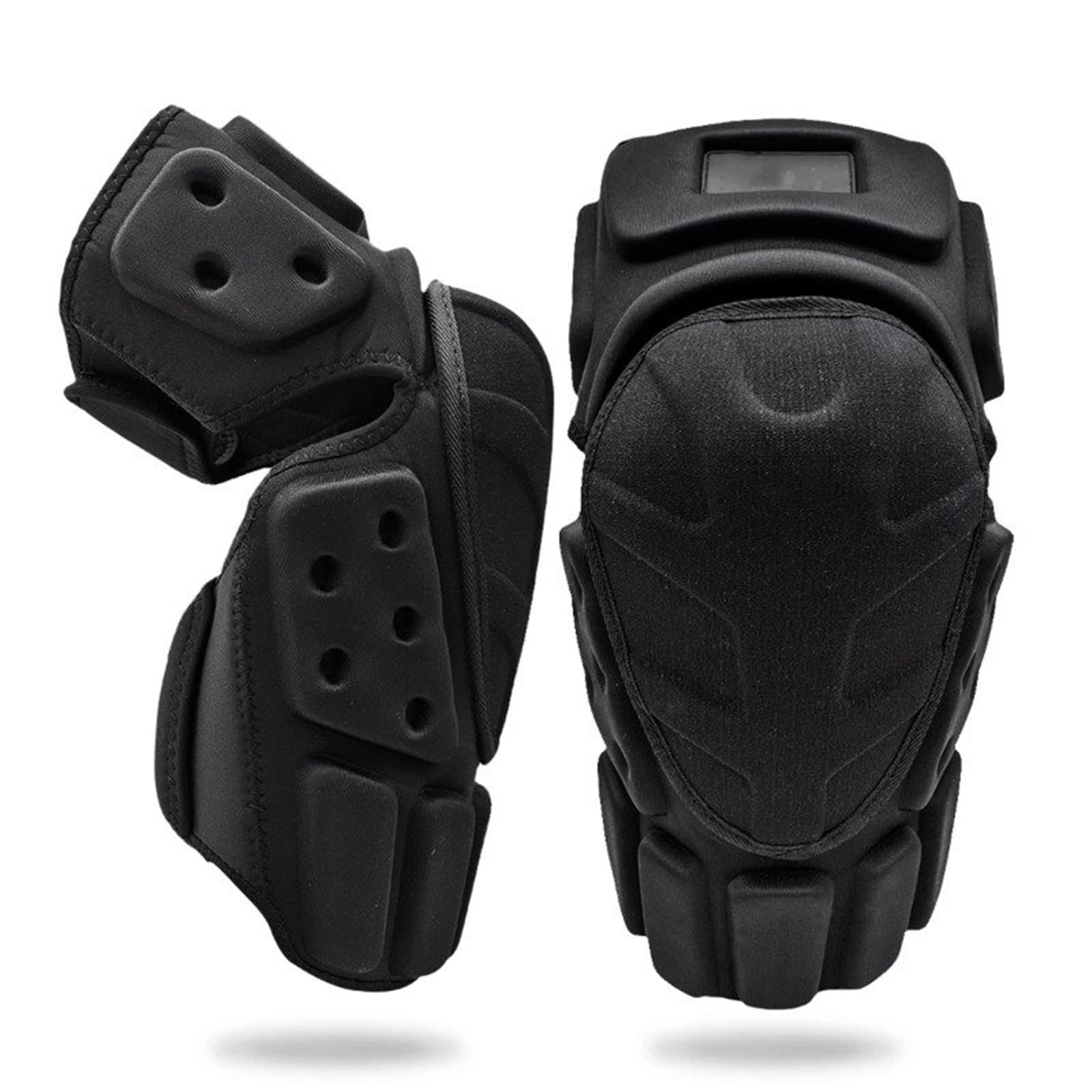 1 Paio Di Protezioni Per Ginocchia Da Moto, Ginocchiere Motocross, Supporto Per Sicurezza, Scaldamuscoli Per Pattinaggio Su Skateboard