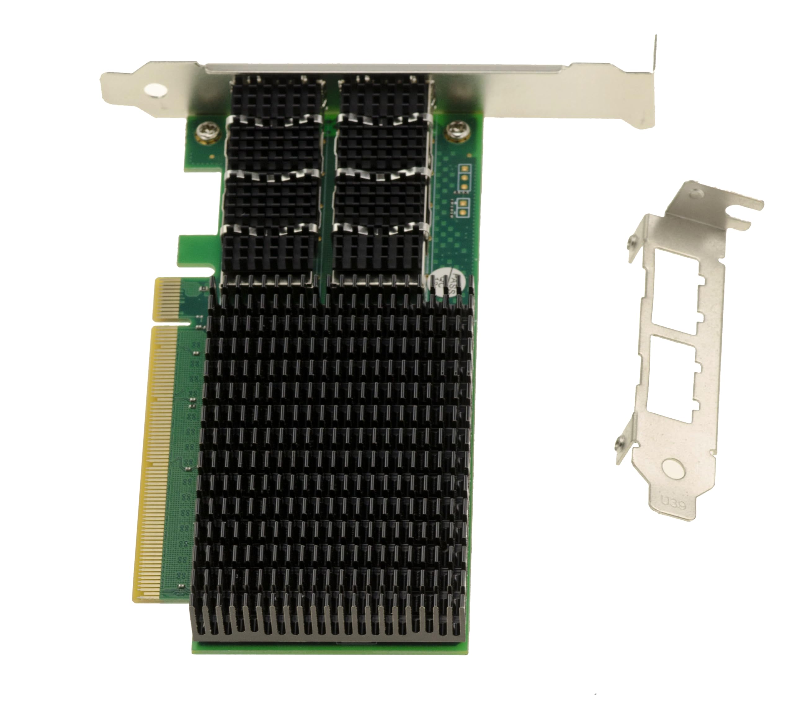 KALEA-INFORMATIQUE Karta kontrolera sieciowego PCIe Gen 4.0 PC Dual 100G QSFP56 2 porty. Chipset Mellanox ConnectX 6. Obsługa 100GbE 50GbE 40GbE 25GbE 10GbE