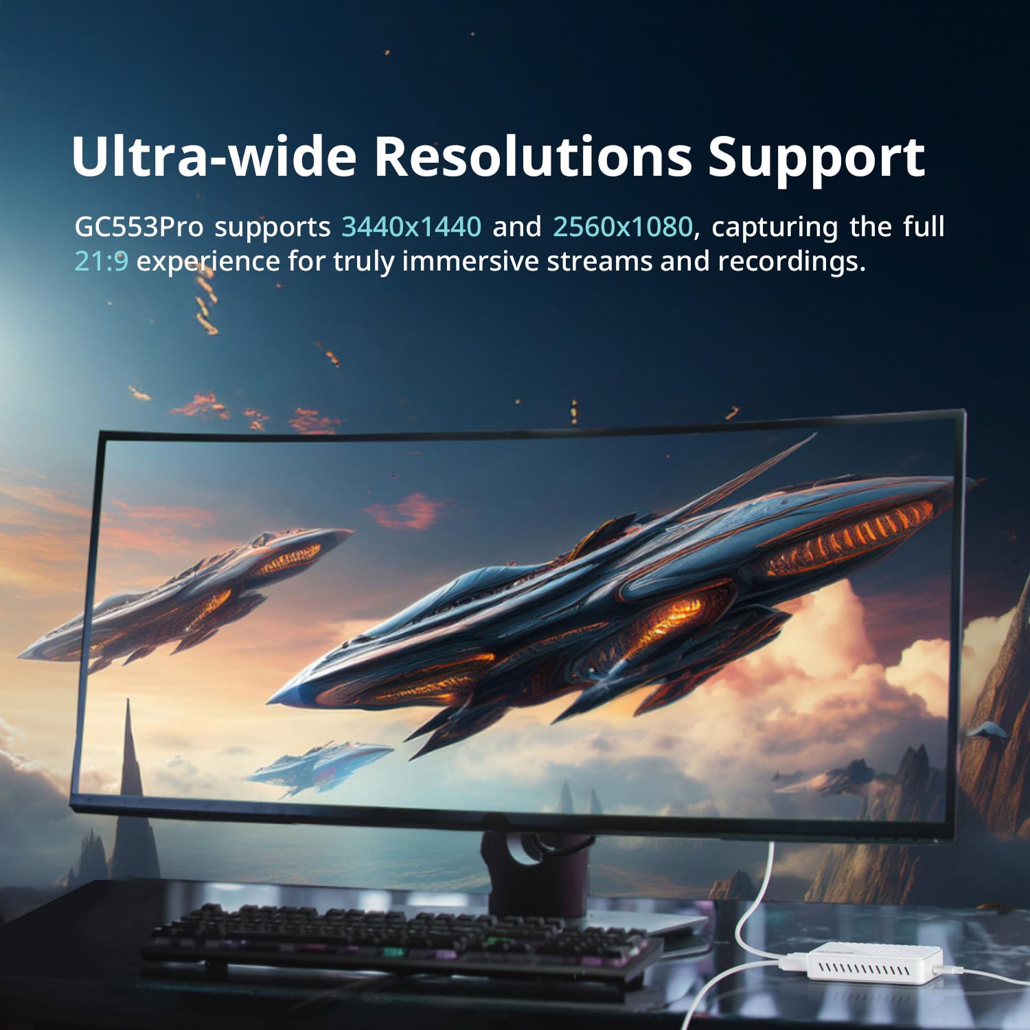 AVerMedia 4K HDMI Capture Card per Streaming, PS5, Xbox, Nintendo Switch, PC, USB 3.2 Game Capture Dispositivo per Twitch, OBS, YouTube, Discord, Registrazioni a bassa latenza, GC553Pro Live Gamer
