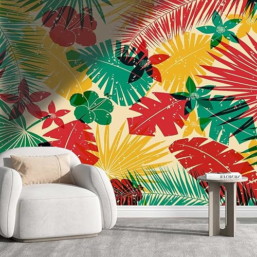 Miniatura 1 de Papel tapiz de papel floral para cocina, retro, vintage, fondo de TV, fácil de quitar (40 pulgadas de ancho) x 31.5 pulgadas de alto