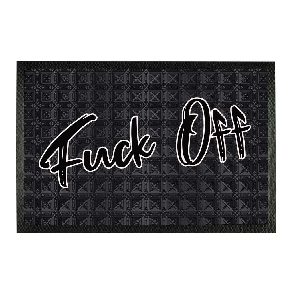 Fuck Off Doormat Indoor Outdoor Welcome Mat Funny Cute Door Mat Housewarming Gift Indoor Outdoor Bathroom Door Mat 50x80cm