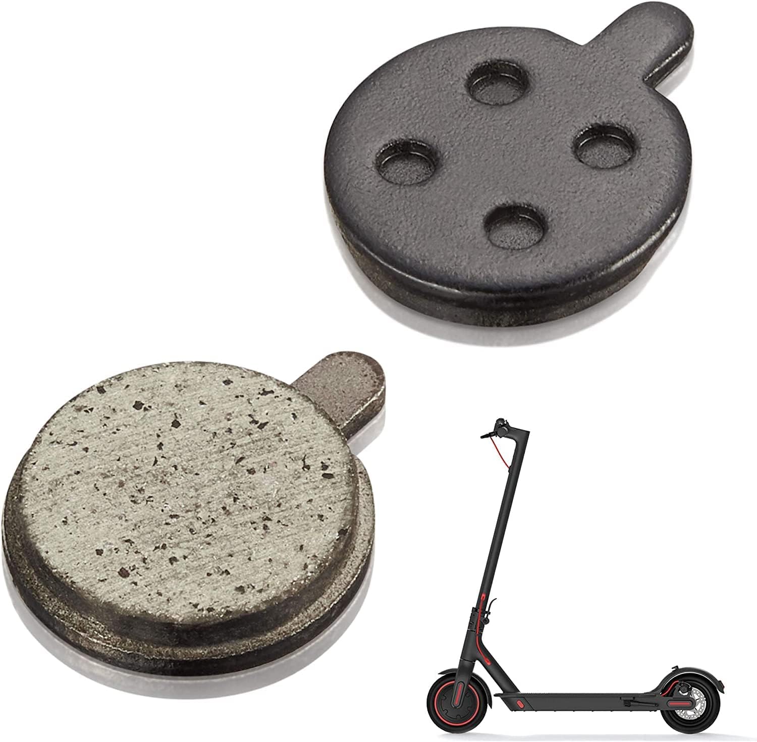 8 Pieces Brake Pads Disc Brake 4 Pair (8 Pcs) Accessories for Xiaomi Electric Scooter Replacement Parts