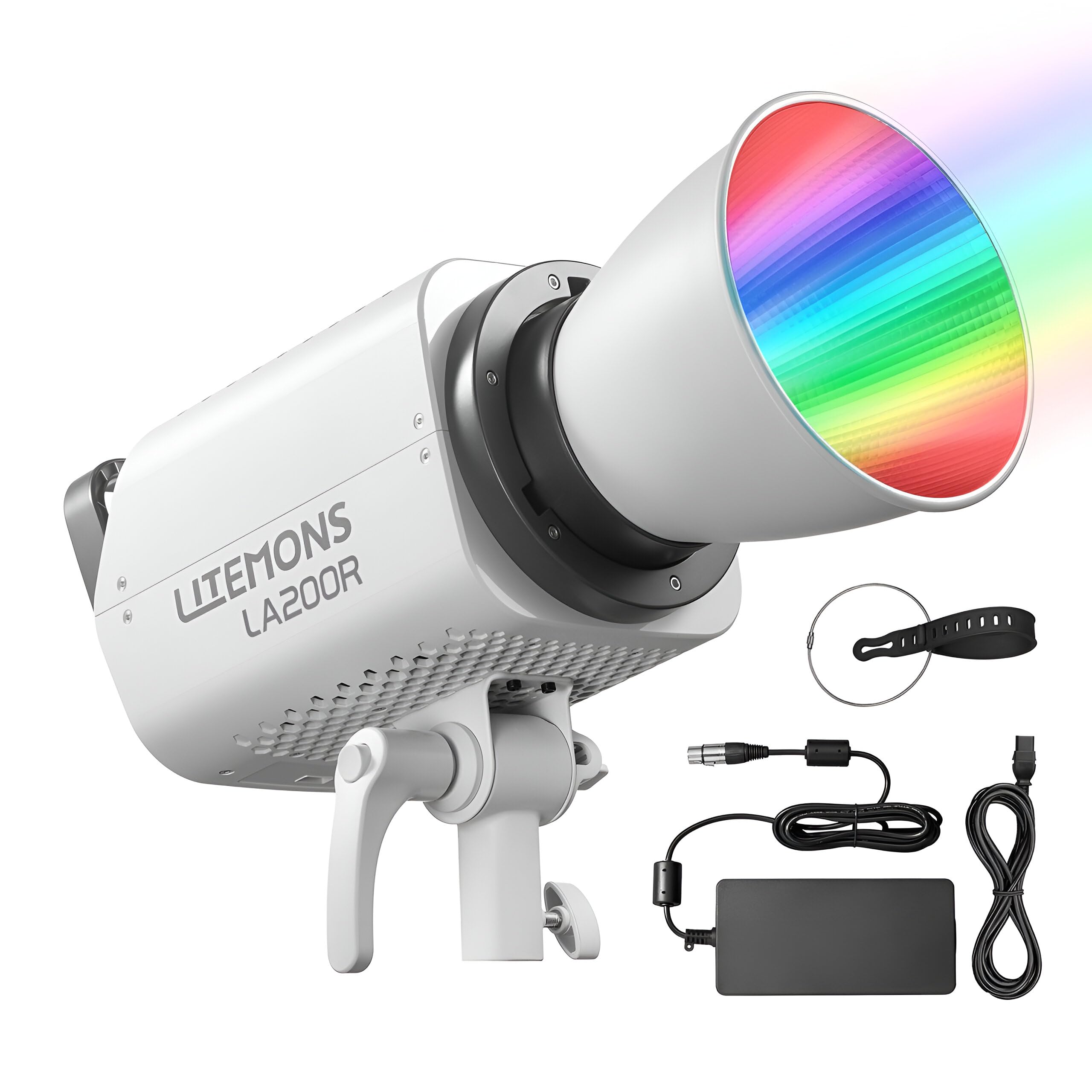 Amazon | Godox Litemons LA200R スタジオ RGB ビデオライト 220W LED 