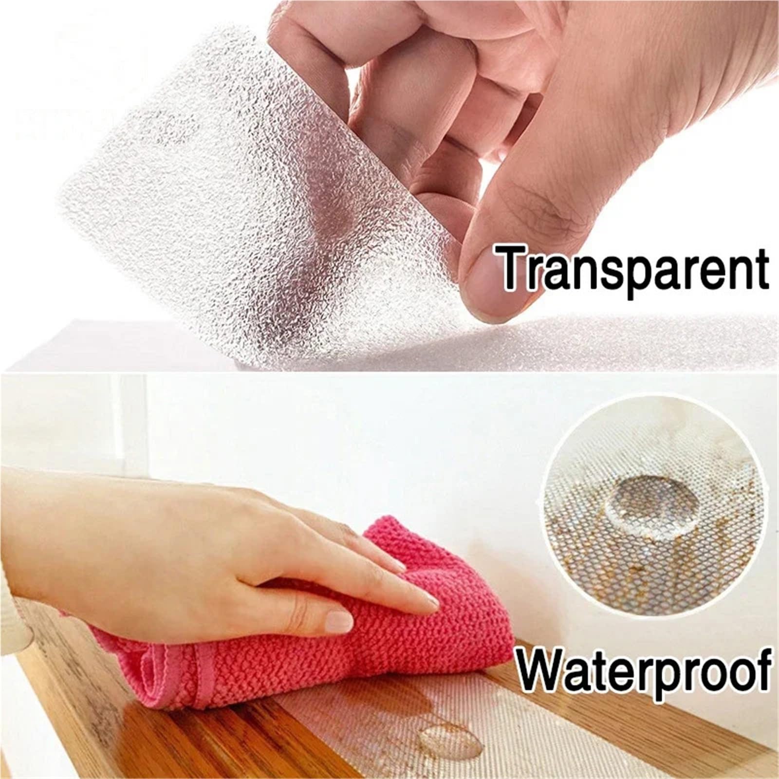 Cinta Antideslizante Cinta Antideslizante Transparente for Suelo de bañera, baño, Alfombra, escalones de Escalera, Cinta Suave e Impermeable.(Clear 30pcs)