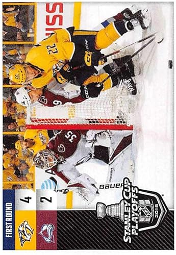 2018-19 Panini NHL Stickers Hockey #546 Nashville Predators vs. Colorado Avalanche Colorado Avalanche Official 2 1/2 Tall x 2 Inch Wide NHL Album