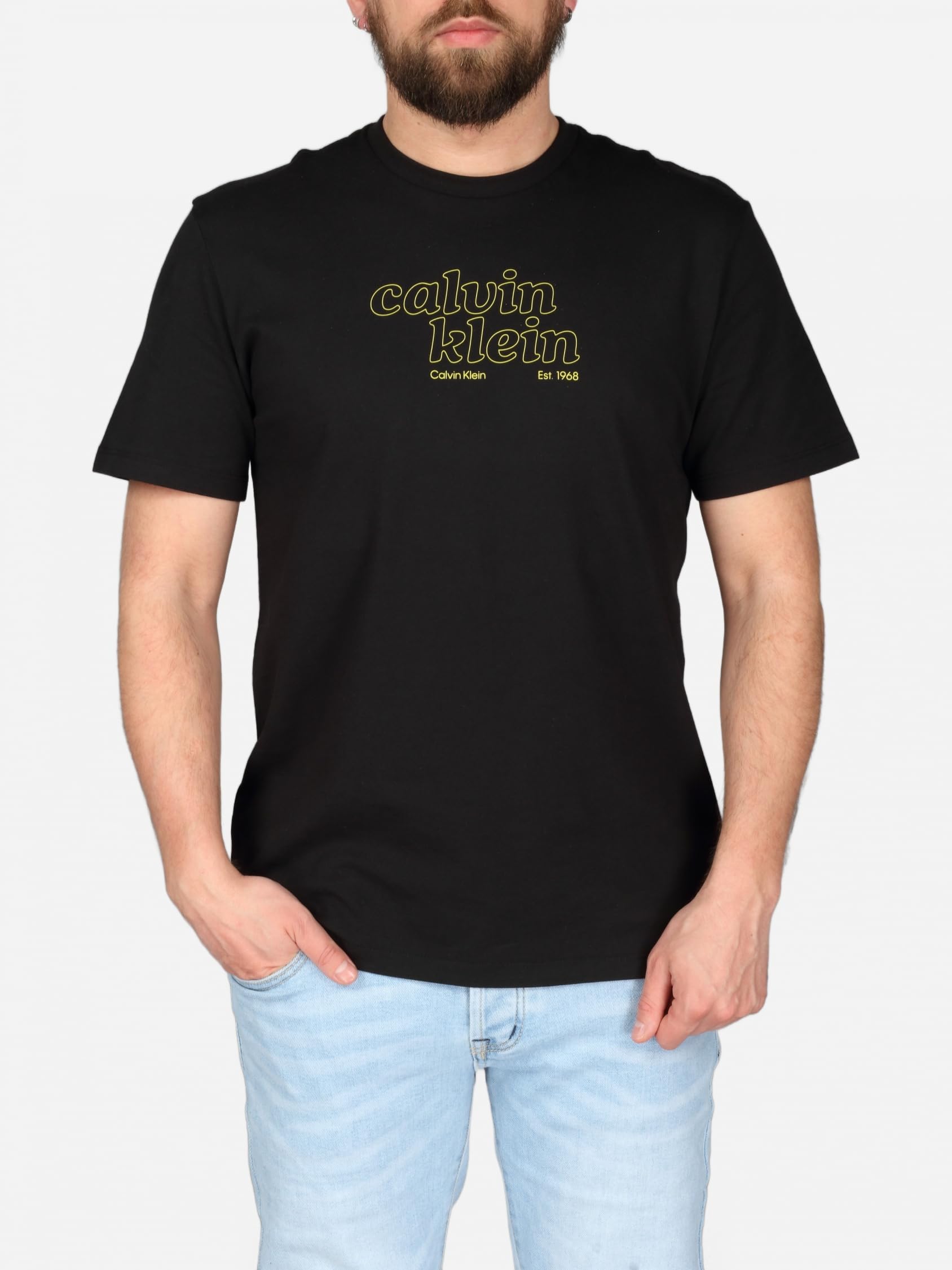 Calvin Klein SS 30s EU CALVIN KLEIN TRVL GRAP Gömlek Erkek
