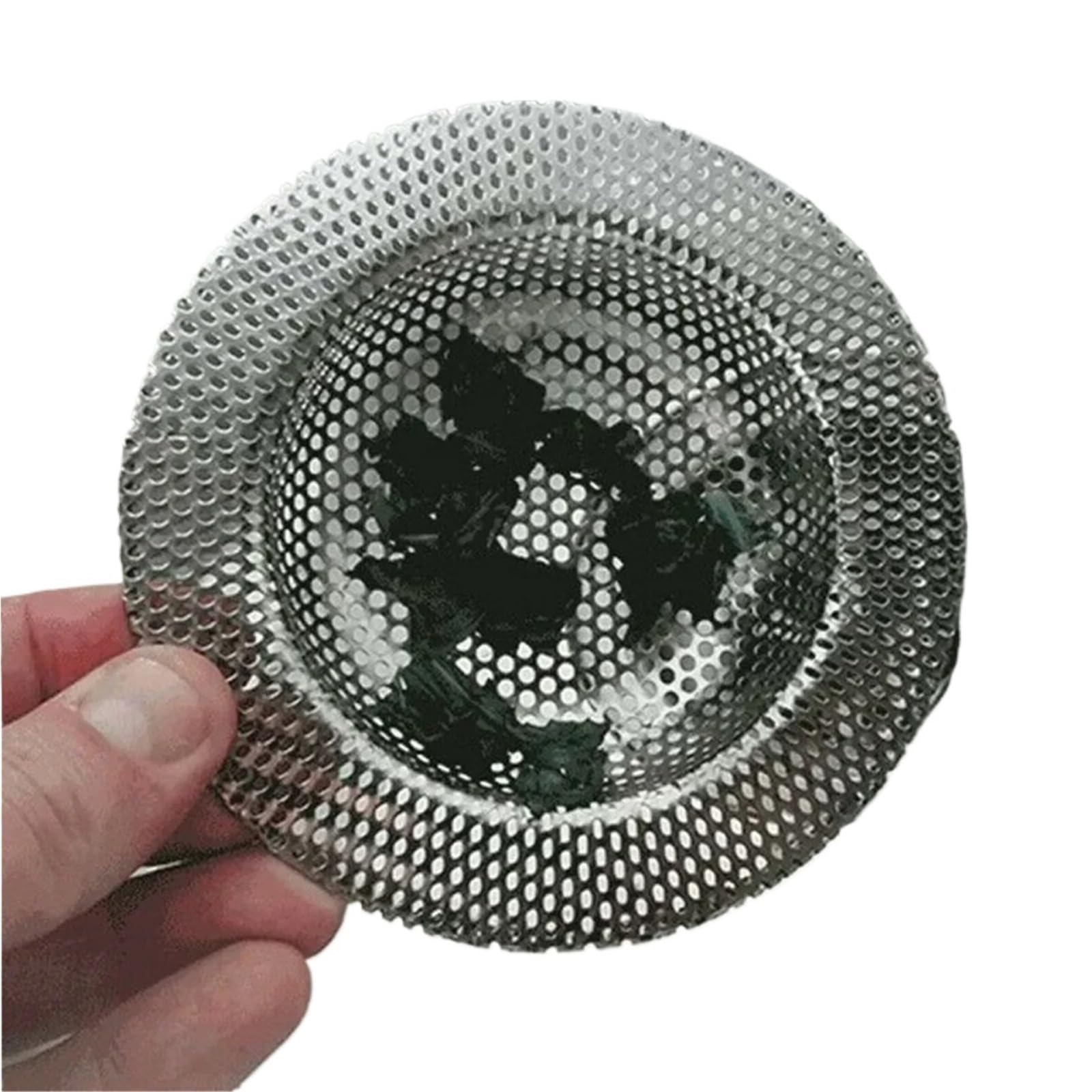 Baynopurin 11.3Cm Sink Strainer Waste 2Pcs Stainless Steel Sink Mesh Strainer