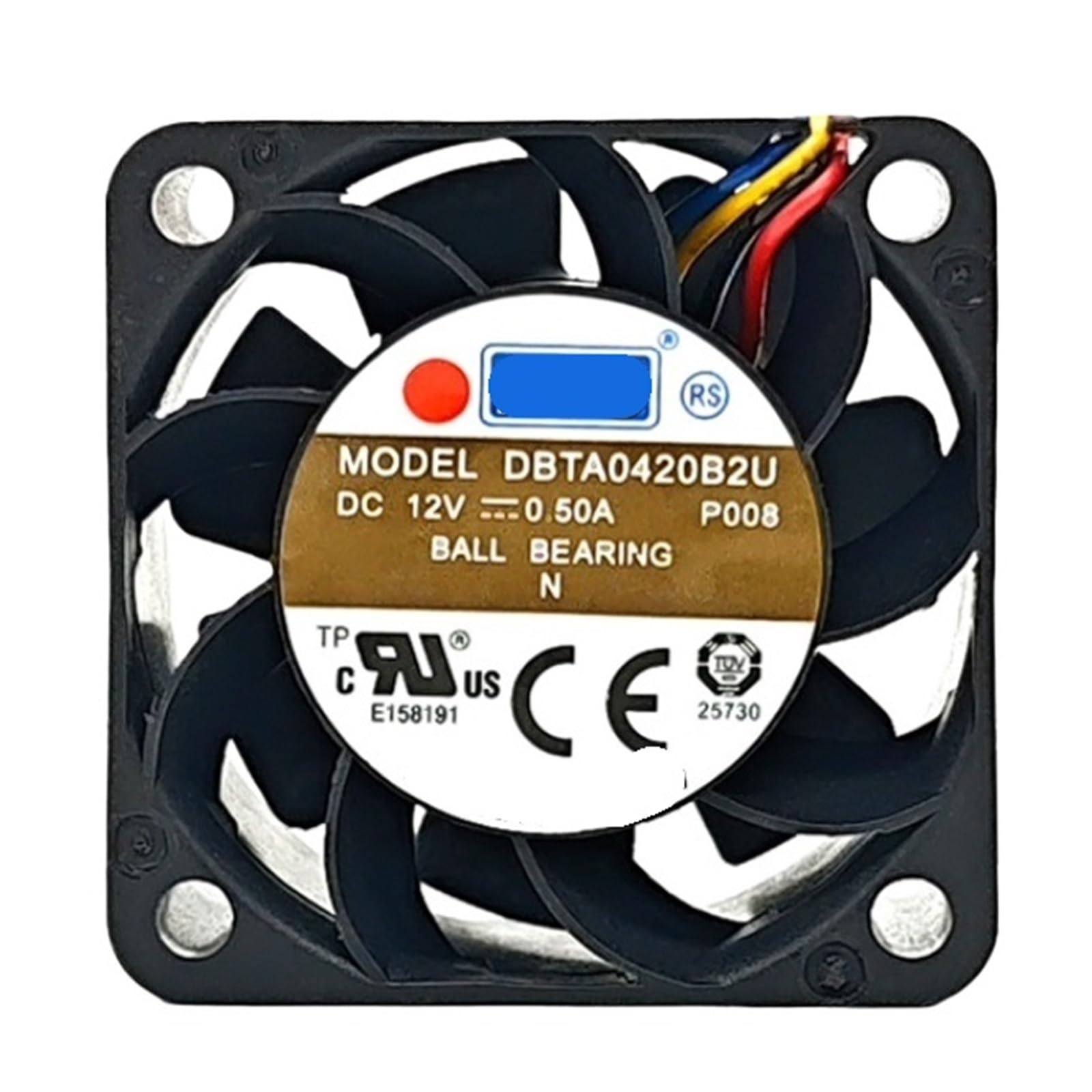 WESAWQGH DBTA0420B2U Cooling Fan 12VDC 0.50A 40×40×20mm(4-wire A3)