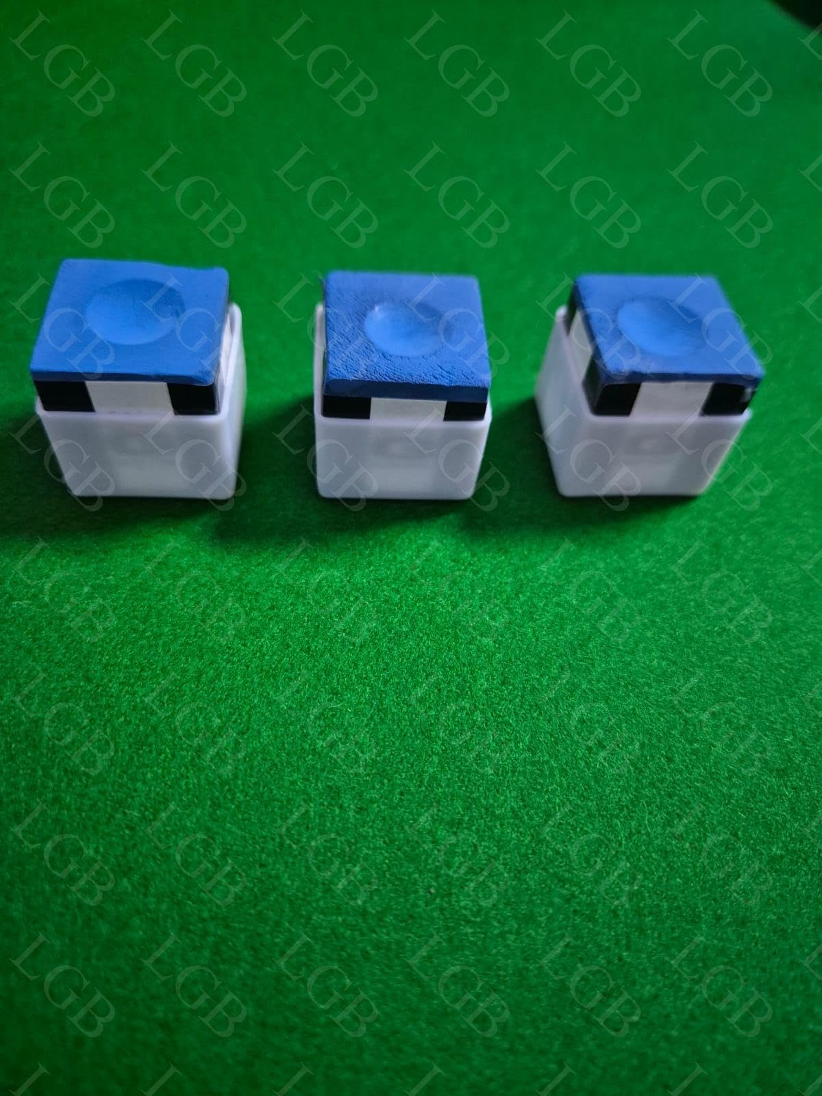 LGB Original Korea Billiard Cue Chalk for Snooker & Pool for prsonal use 3pcs (Blue)-picture-13