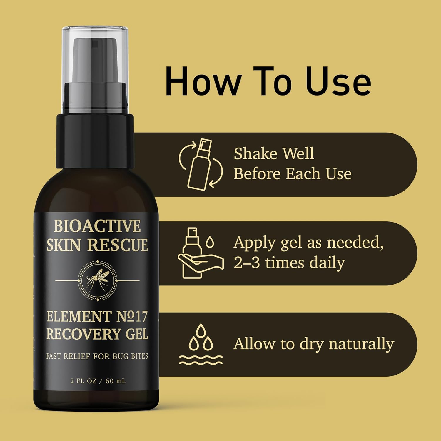 Hypochlorous Acid HOCl Gel Serum for Itchy, Irritated Skin from Outdoor Exposure | Cooling Relief | Non-Sting, Fragrance-Free | Gentle for Kids & Sensitive | Lightweight Formula for Daily Use | 2oz - Image 3