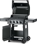 Napoleon Freestyle 425 Gaz propane BBQ Grille - F425DPGT - Cartouche de barbecue, avec 4 Brûleurs, étagères latérales pliantes, allumage instantané sans danger, grilles de cuisson en fonte recouverte de porcelaine