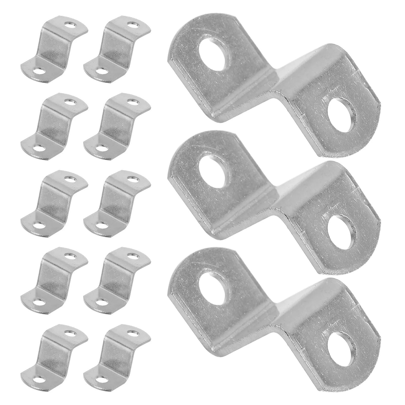 Offset Canvas Clips Z Shape Brackets for Canvas Frames,Metal Offset Clips Picture Frame Hardware Backing Fasteners Corner Connectors(200PCS)