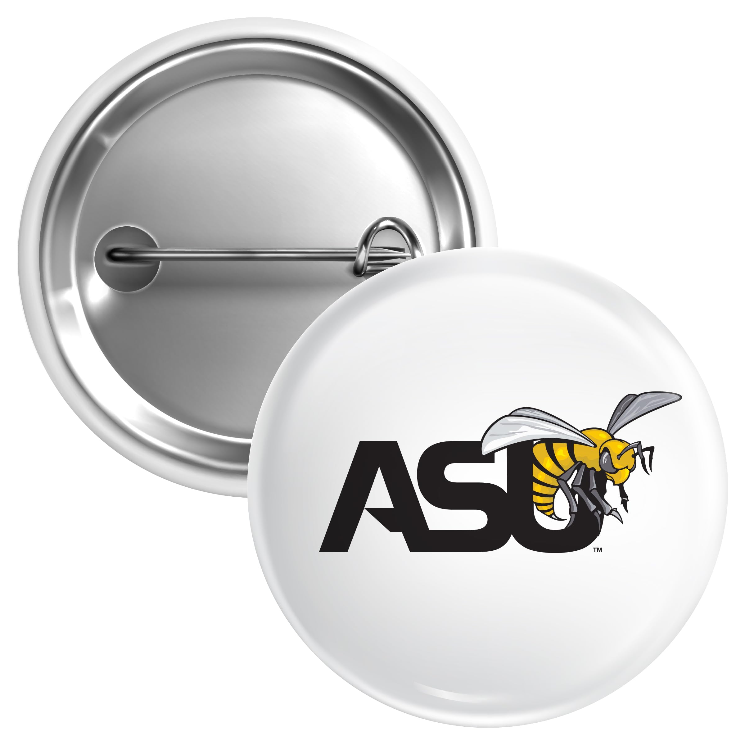 Alabama State University Medium 2-Inch Button Pin Officially Licensed Collegiate Product