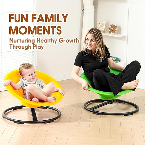Miniatura 2 de Silla Giratoria para Niños Autistas, Silla Giratoria Sensorial para Sentarse y Girar para Edad 3+, Juguetes Sensoriales para Mejorar Habilidades