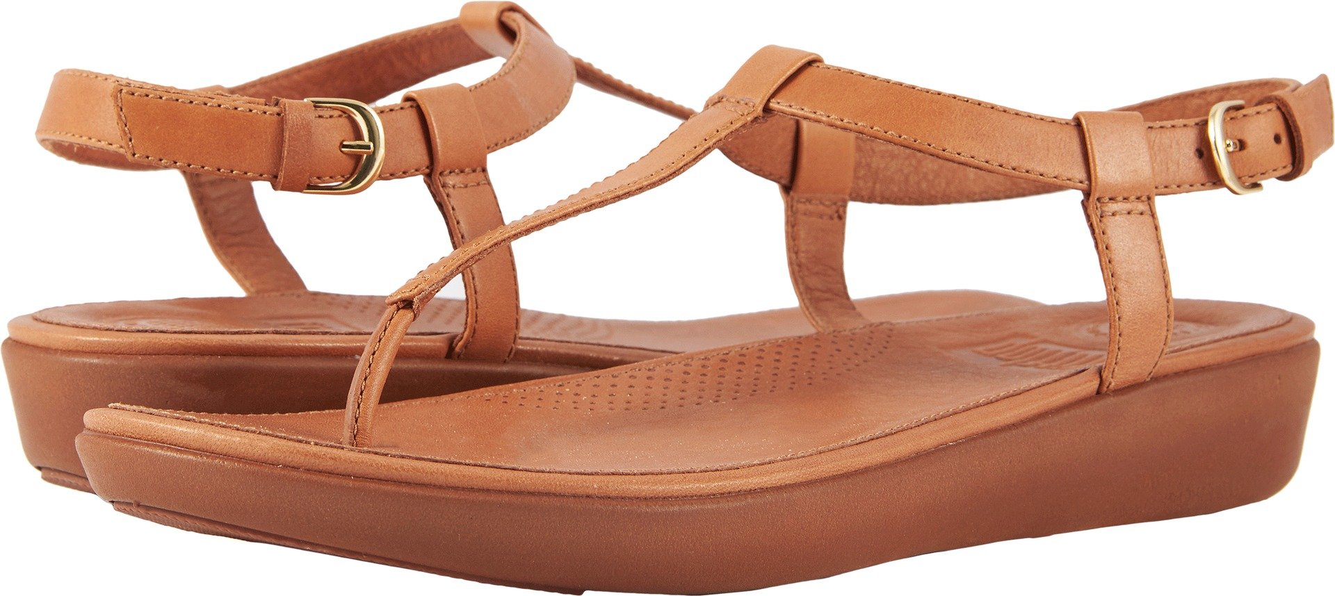 FitFlop Women's Tia Sandal-Leather Flat