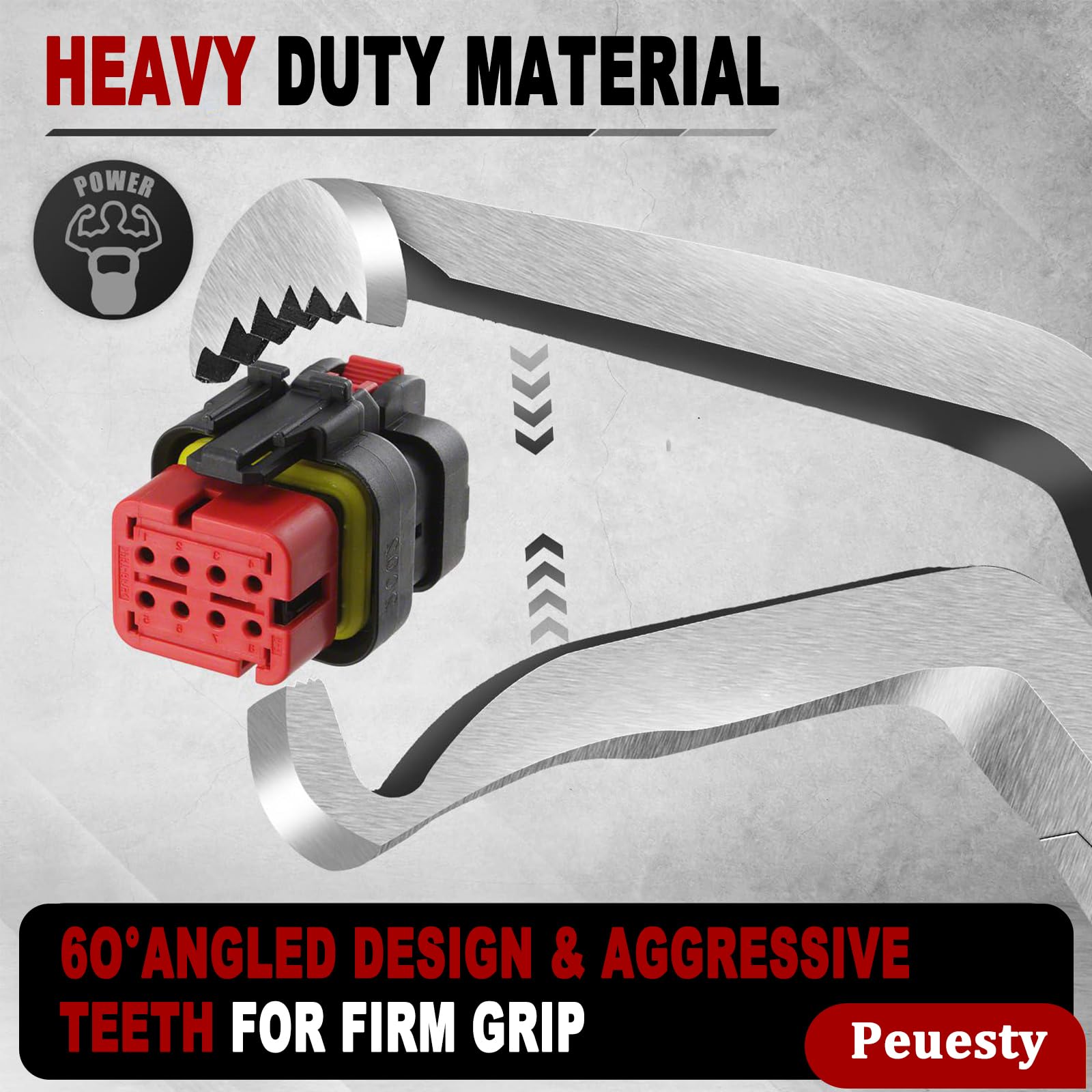 3Pcs Electrical Disconnect Pliers 37960 60 Degree Electrical Connector Disconnect Pliers 37980 Electrical Connector Separator 13120 Automotive Electrical Tools Connector Removal Tool for cars