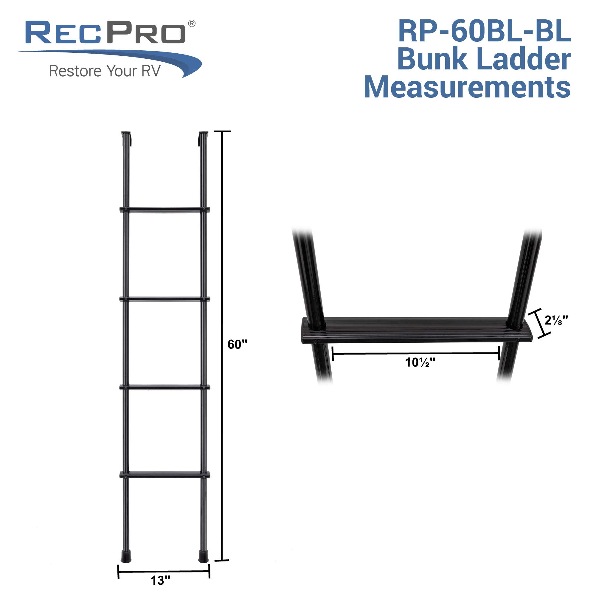 Rec Pro Rv Ladder Snapklik.com : RecPro RV Bunk Ladder 60