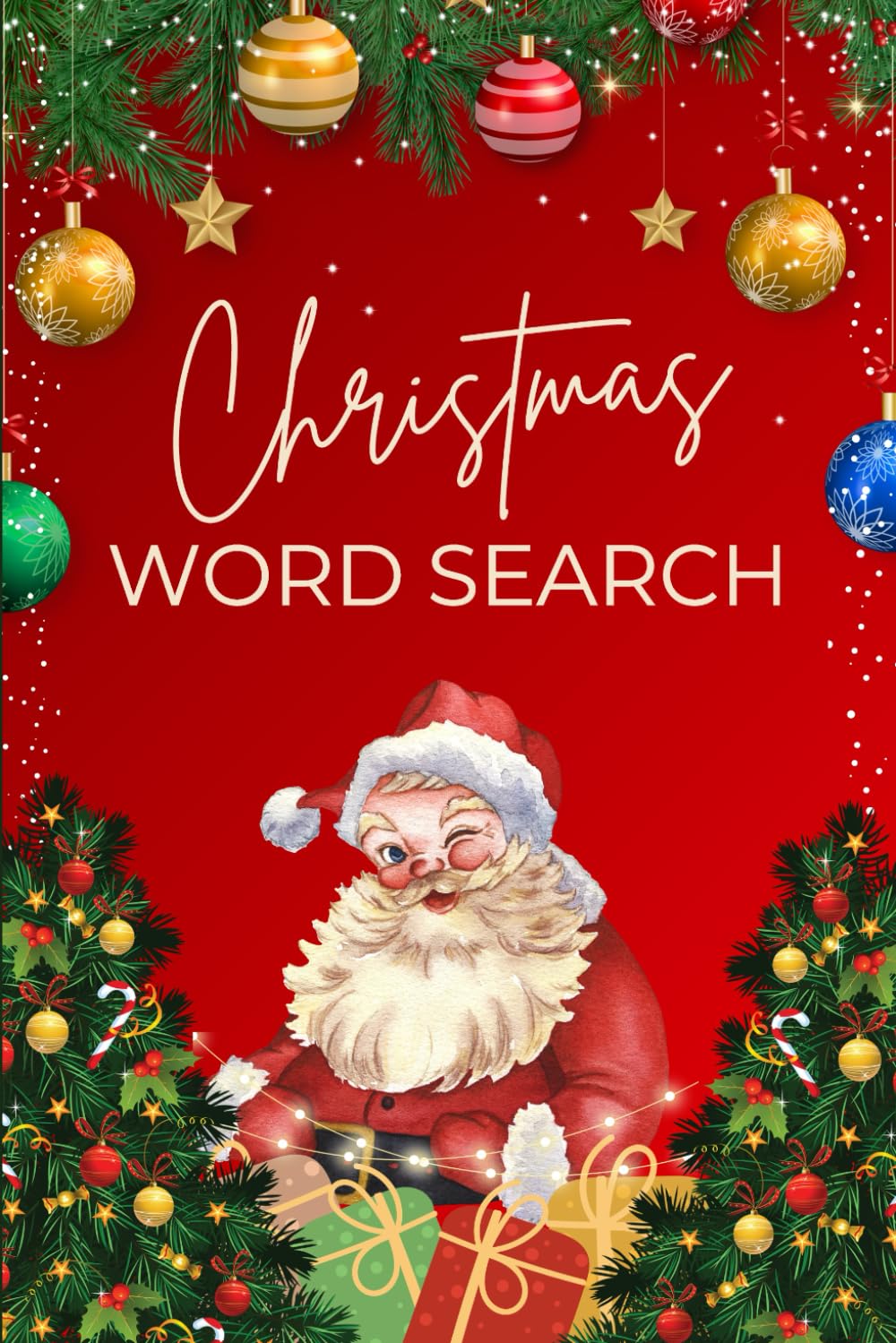 Christmas Word Search Puzzles: Fun & Festive Activity Book for the Holidays