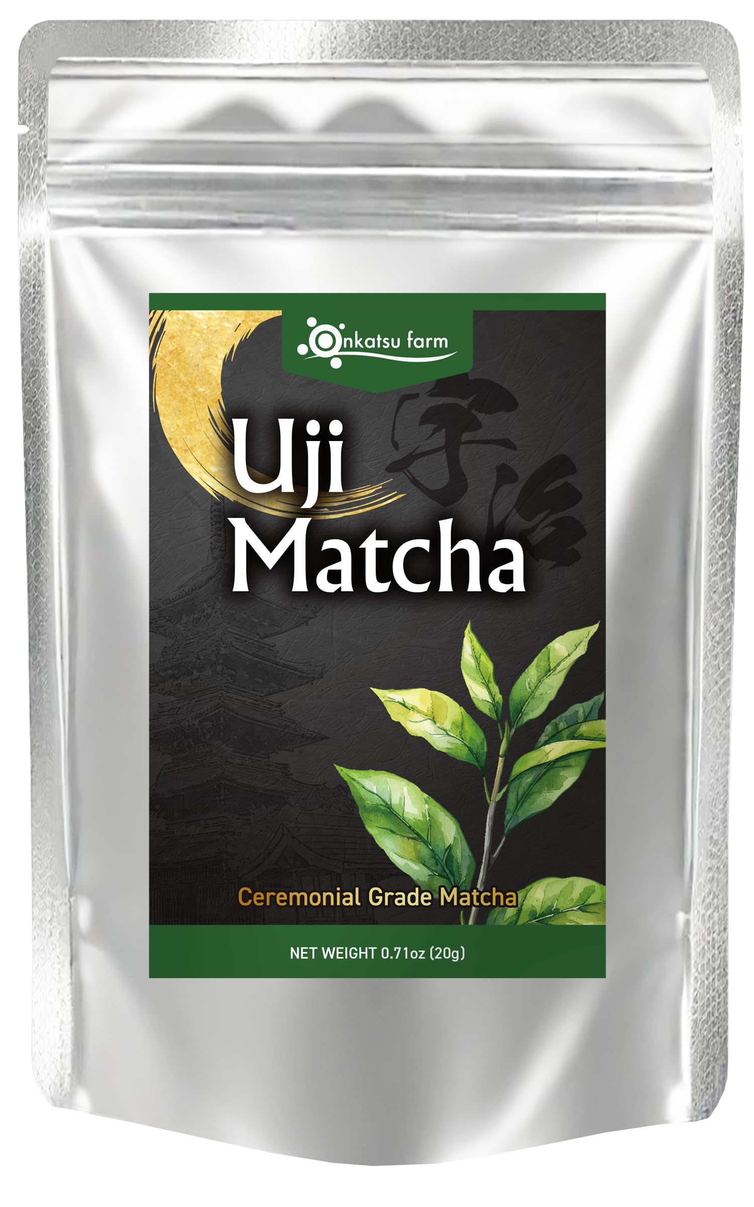 [Onkatsu Farm] Uji Matcha Series - Premium and Ceremonial Grade -Japanese Tea Made In Japan - English Label (Uji Ceremonial Grade)