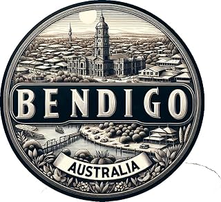 Bendigo Australia Souvenir Destination Home Decor Vinyl Decal Sticker 2-Inch