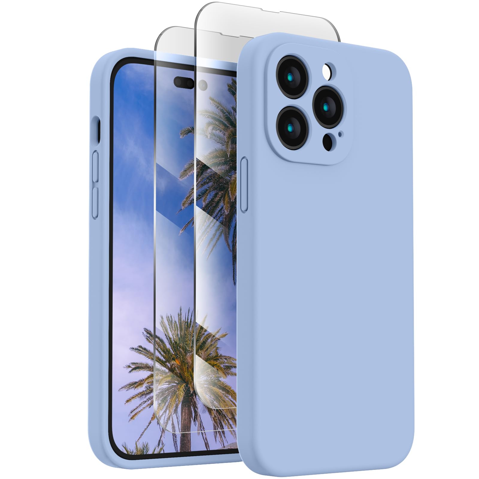 FireNova Designed for iPhone 14 Pro Case, 6.1", Light Blue