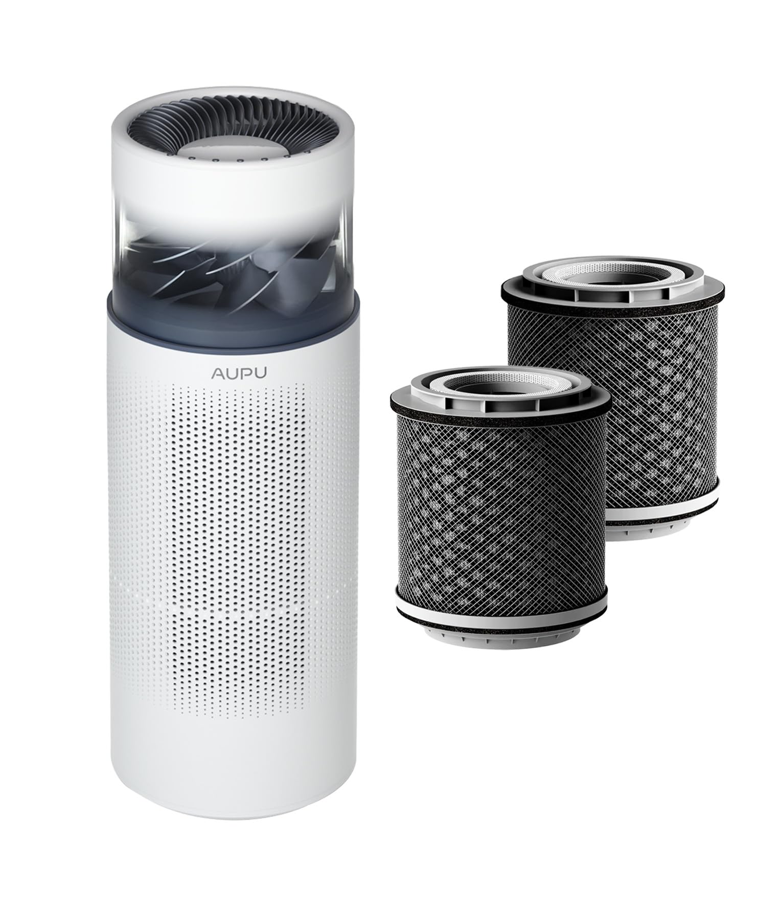 Air Purifier and Humidifier in One with 2 Pack Replacement HEPA Filters