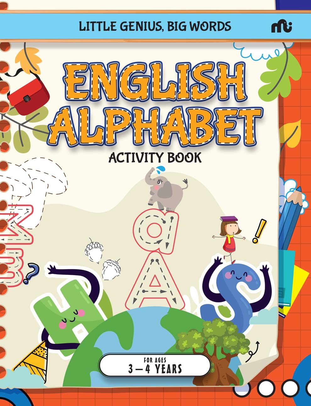 Little Genius, Big Words: English Alphabet Activity Book