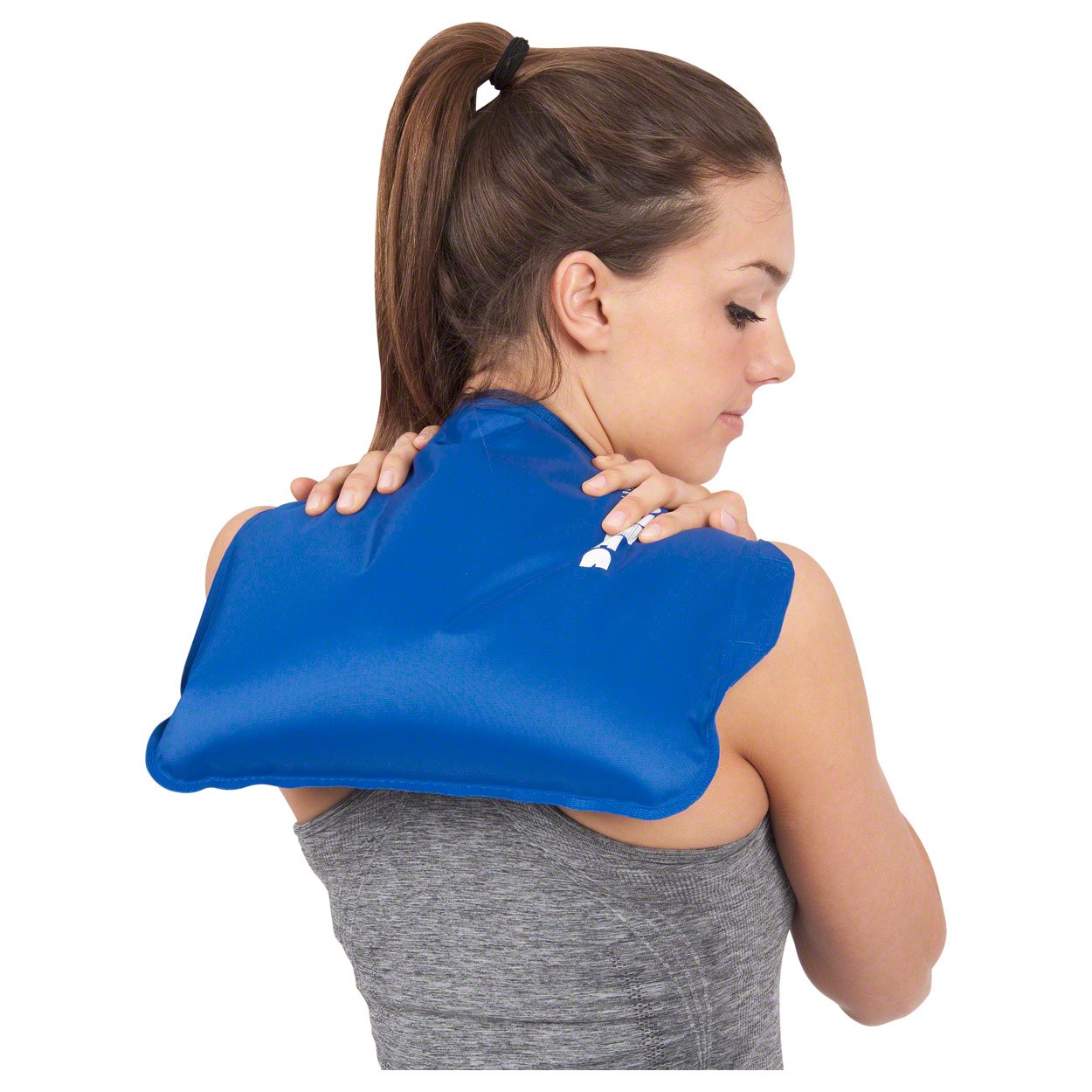 Sport-Tec Kalt-/Warmkompresse 28x36 cm – Kühlkissen Wärmekissen in Blau | Kühlpad elastisch, pflegeleicht, desinfizierbar, mikrowellenbeständig, bis -20 °C flexibel, bis 70 °C erwärmbar