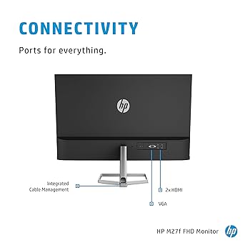HP 27インチモニター M27f FHD (ブラック) HP M27FE 27