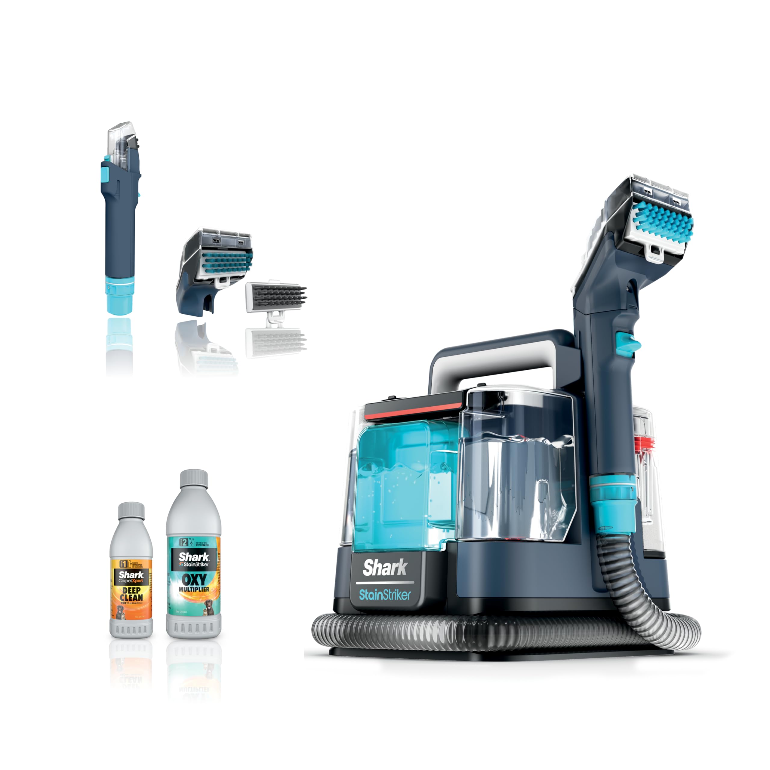 Shark StainStriker Portable Carpet & Upholstery Cleaner - Spot, Stain, & Odour Eliminator - Carpets, Area Rugs, Couches, Navy, PX200C (Canadian Edition) Product Image 1