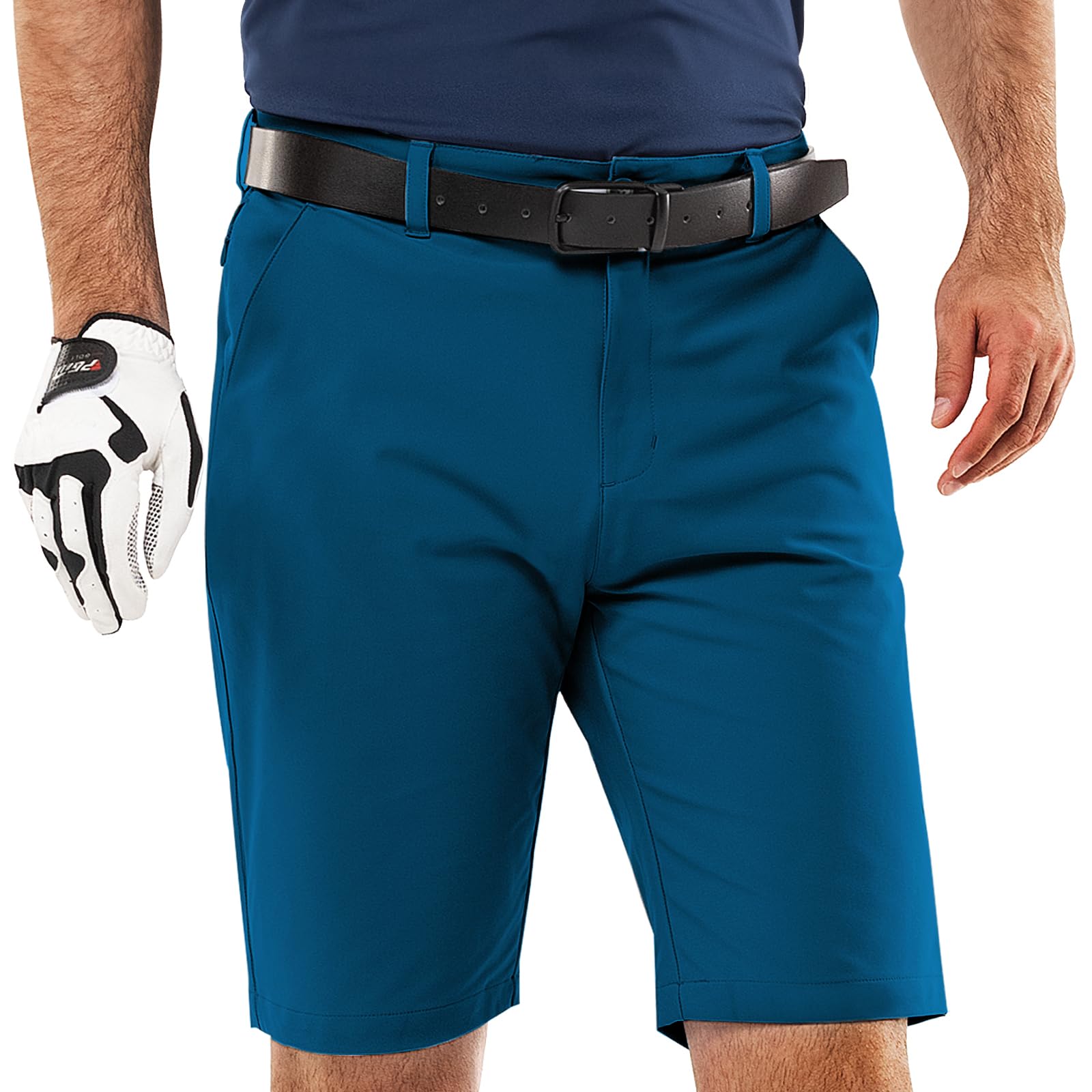 33,000ft Hommes Short de Golf, Short d'extérieur UPF 50+, Short de Randonnée Léger et Extensible à Séchage Rapide, Short de Golf Décontracté pour Homme d'affaires