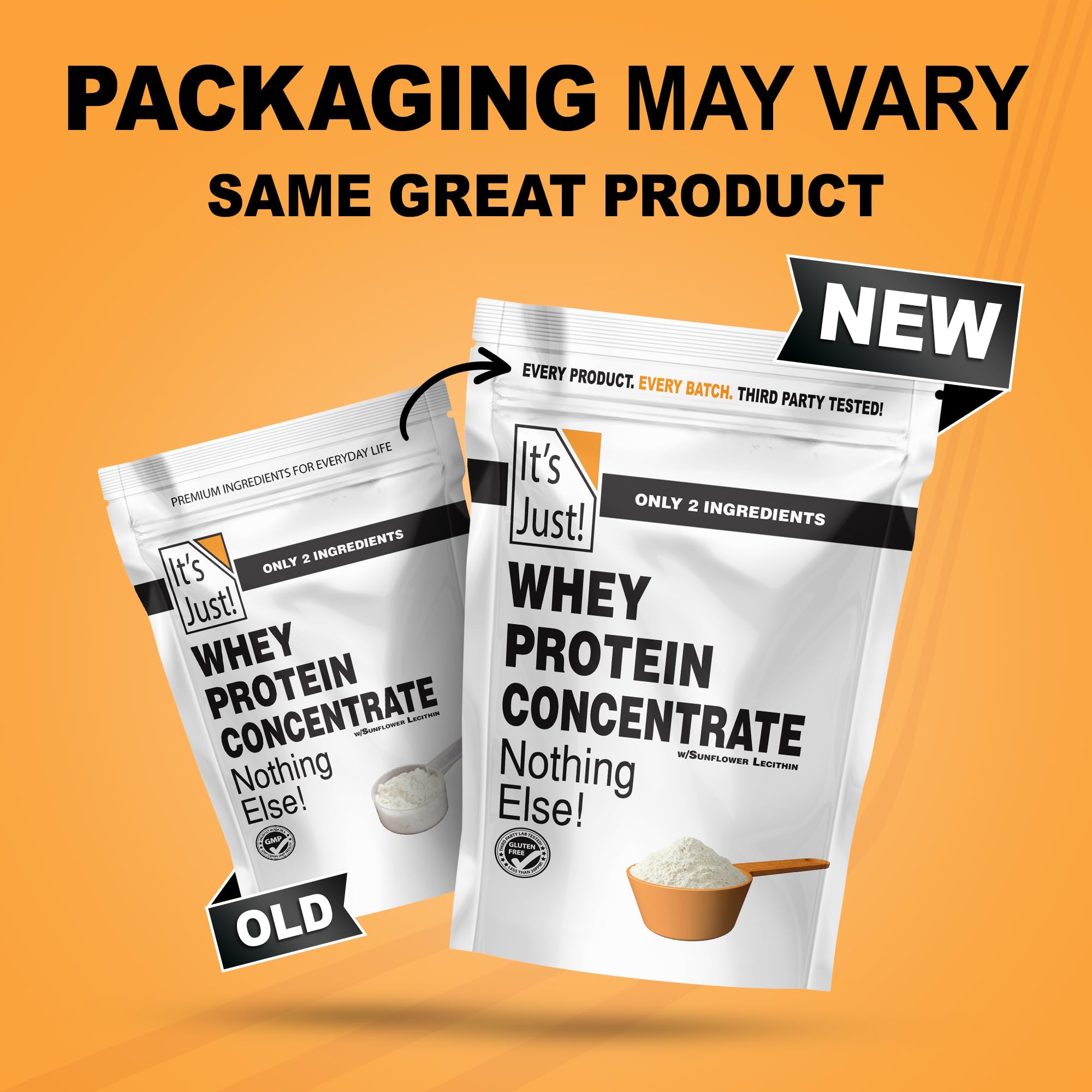It's Just! - 100% Whey Protein Concentrate, 1.25lb, Unflavored — Amazon image 8