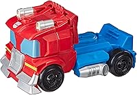 Vista 2 de Transformers Playskool Heroes Rescue Bots Academy Team Optimus Prime, 4.5-Inch Action Figure, Kids Converting Robot Toy, Ages 3+ (Yaxa Exclusive)