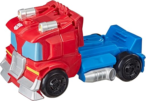 Transformers Playskool Heroes Rescue Bots Academy Team Optimus Prime, 4.5-Inch Action Figure, Kids Converting Robot Toy, Ages 3+