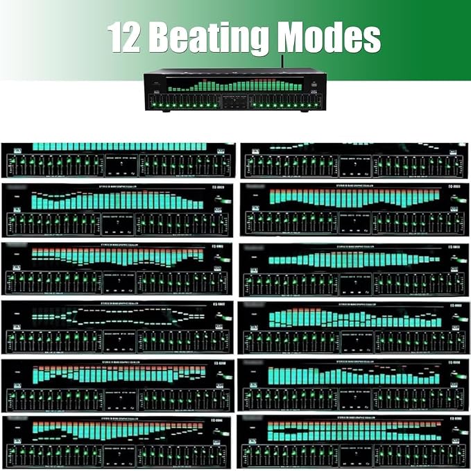 Ecualizador Gráfico Digital de 31 Bandas con Control Remoto miniatura 3