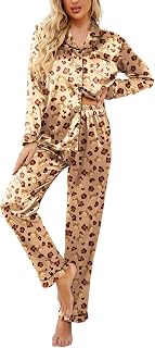 Ekouaer Womens Classic Button Leopard