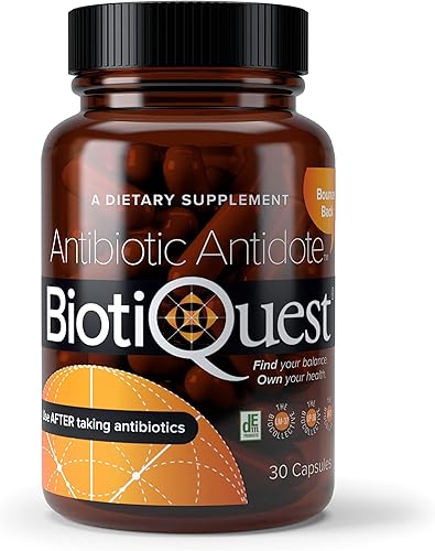 Miniatura 1 de BiotiQuest Probióticos antibióticos antibióticos para reequilibrar el cuerpo después de tomar antibióticos, 20 mil millones de UFC, sin OMG y sin
