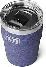 YETI Rambler 16 oz (475 ml) Stackable Cup with Removable Magslider Lid, Stainless Steel Vacuum Insulated Coffee Cup, Moon Dust