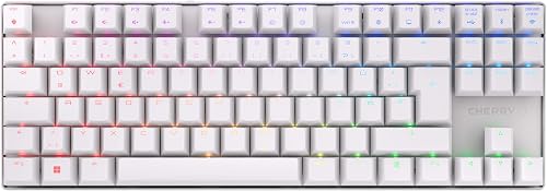 CHERRY MX 8.2 TKL Wireless, Clavier de Jeu sans Fil sans Pavé Numérique, Disposi