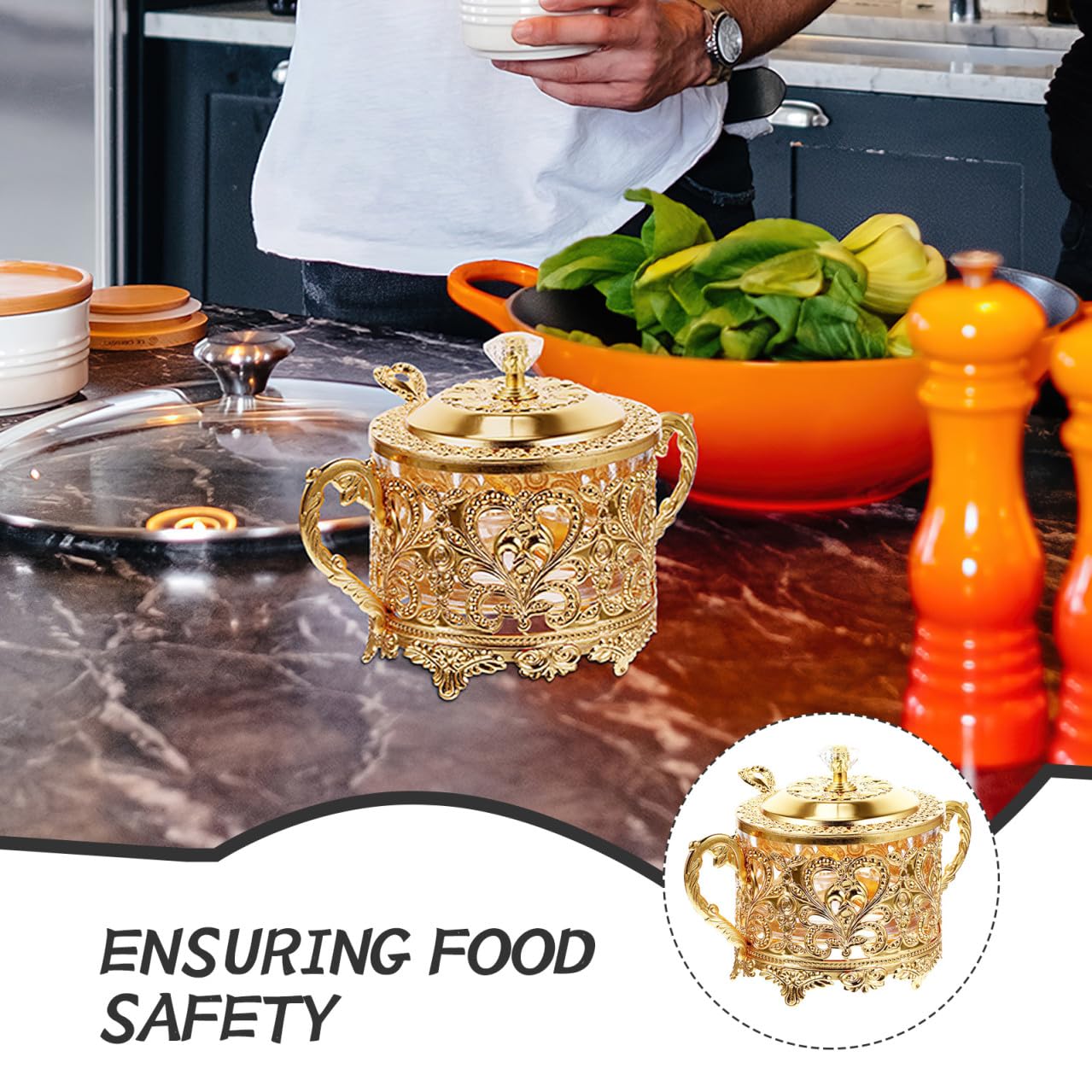 TOYANDONA 2 Piezas Frascos Para Almacenar Condimentos Especias y Pimienta Con Cuchara Caja De Condimentos Dispensador De Especias Para Cocina Bote Para