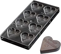 Vista 7 de Grainrain Moldes de chocolate de plástico Moldes de caramelo de flores rectangulares Moldes de policarbonato de plástico Moldes de chocolate S5-19379