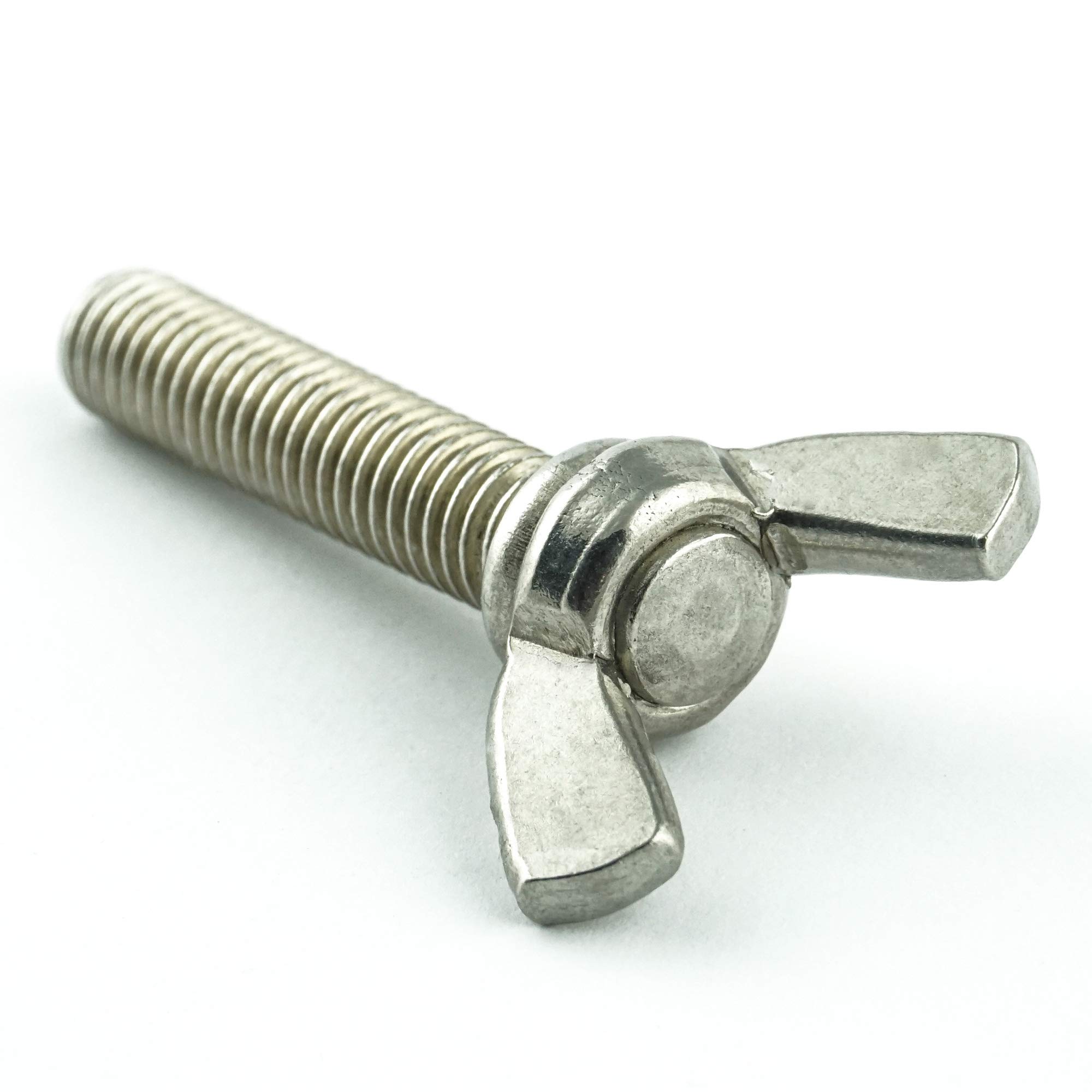 Viti a farfalla americane Forma simile. DIN 316 – Viti filettate in acciaio inox A2 V2A – inossidabile