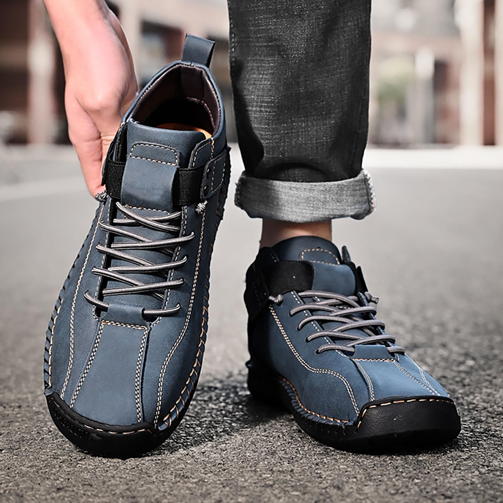 Scarpe da donna a piedi nudi casual slip on scarpe da passeggio vestibilità ampia leggere traspiranti per tutti i giorni calzature da donna grigio